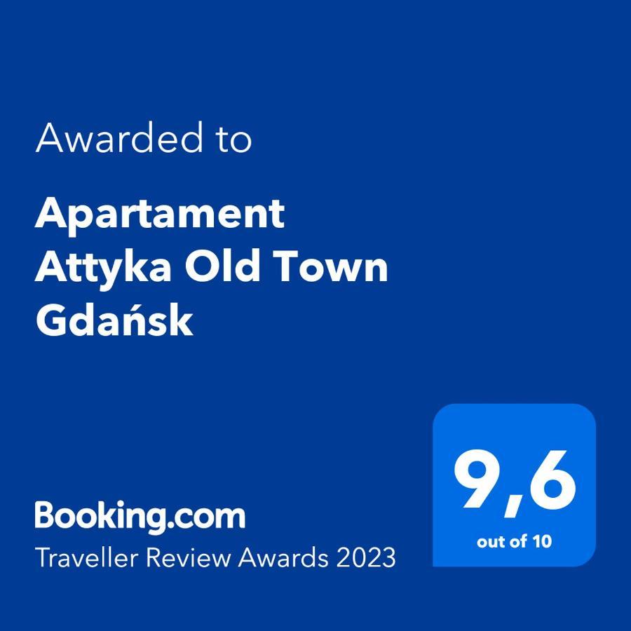 Apartament Attyka Old Town Gdansk Apartment Екстериор снимка